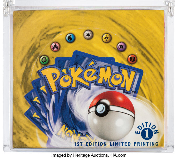 Record Price for Sealed Pokémon Base Set Box on Heritage Auctions